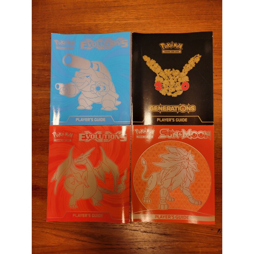 Pokemon 20th Generations Evolutions Charizard Blastoise Players Guide Booklets
